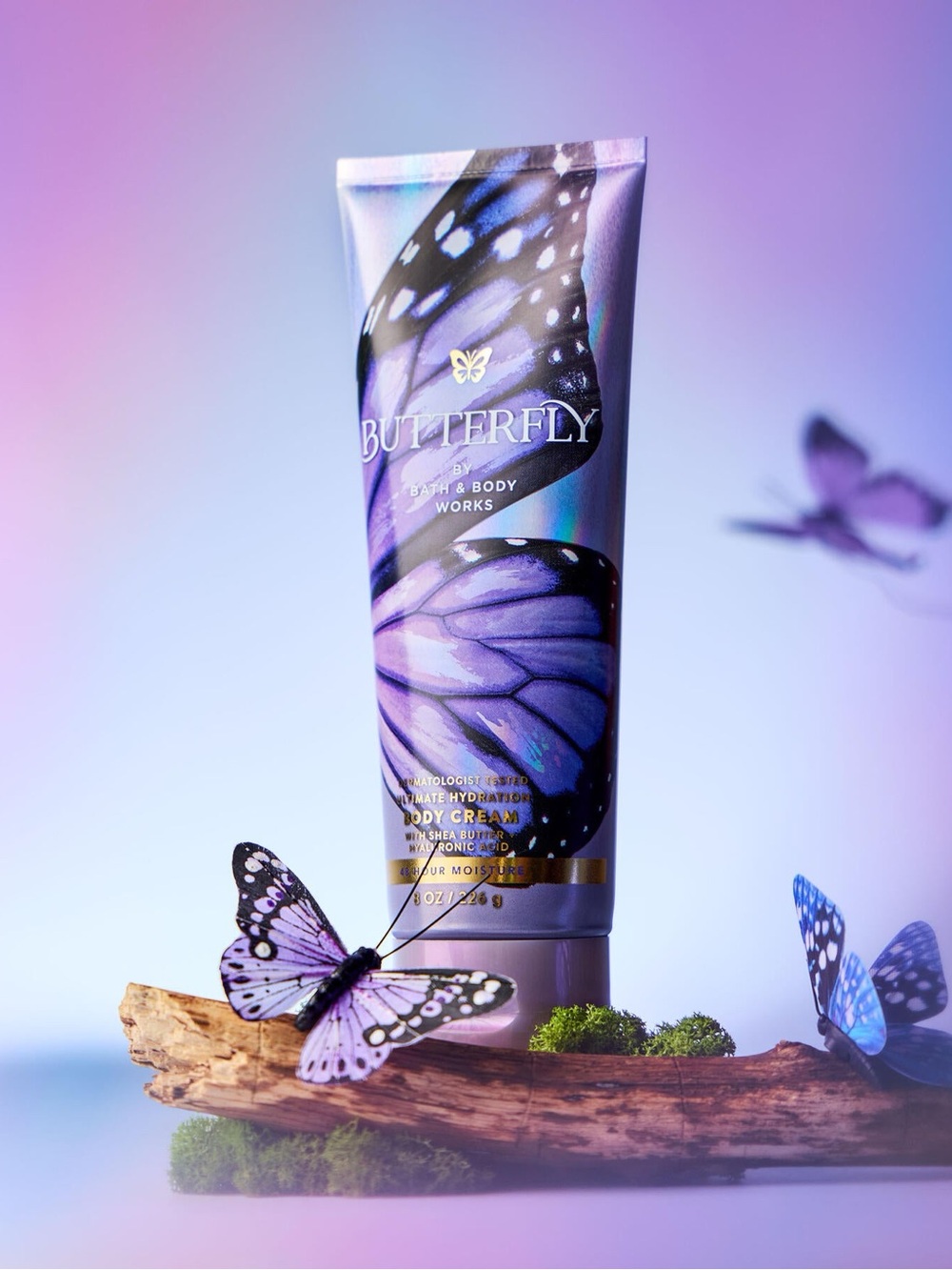 🦋 Bath & Body Works Butterfly Ultimate Hydration Body Cream ✨🌸💜